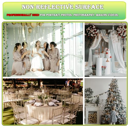 White Backdrop 10x20ft, Wedding, Birthday Party, Photography Studio, Polyester, White - color: white backdrop, size: 10x20ft