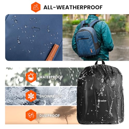 TARION Camera Bag Backpack for Photographers: Photography Camera Backpack with Laptop Compartment Waterproof Raincover Photo Backpack Bag Blue TB-M - color: Blue, size: Medium