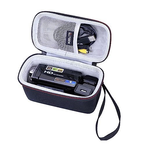 LTGEM Camcorder Cases Compatible with Kimire/SEREE/LOENTIR/VETEK/OLESIT Video Camera Camcorder(Inside: 6.4"x2.8"x3.3"), Case Only
