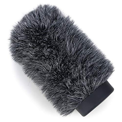 YOUSHARES Deadcat Windscreen for Rode NTG1, NTG2, Audio-Technica AT897 Shotgun Microphones, Wind Muff Up to 5.5" Long - color: NTG1/2 Shag