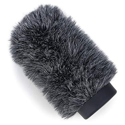 YOUSHARES Deadcat Windscreen for Rode NTG1, NTG2, Audio-Technica AT897 Shotgun Microphones, Wind Muff Up to 5.5" Long - color: NTG1/2 Shag