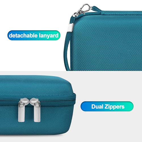 BOVKE Carrying Case for Fujifilm X100VI / X100V / X-E5 Digital Camera, Extra Mesh Pocket for Fuji Camera Accessories Charging Cables, Blue - color: Blue