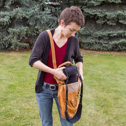 OP/TECH USA Soft Pouch – Compact digital camera case, lightweight accessories pouch, sleek neoprene sleeve for DSLR, perfect for backpacks & travel – durable protection in style D-SLR Tele| Black - color: Black, style: D-slr Tele