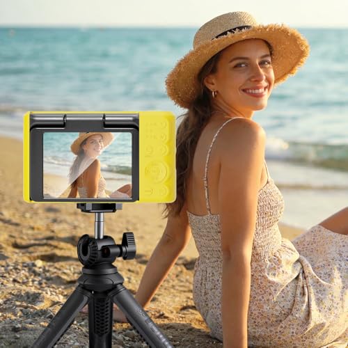 Case for Kodak PIXPRO C1 accessories,Soft Silicone Protective Case,Comes with 2 Screen Protectors and 1 Wrist Strap - Yellow - color: Yellow