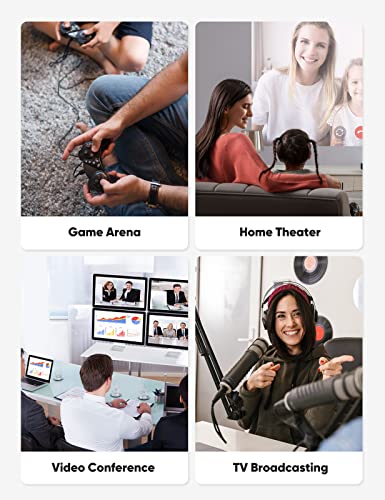 8K 4K HDMI Extender Cable 3.3FT/1M Short HDMI Extension Cable 2.1 4K@30Hz/ 60Hz/ 120Hz, Ultra high Speed HDMI Adapter Male to Female Compatible with PS5 Roku Stick Blu Ray Player HDTV Laptop - color: Black, size: 3.3 feet, style: 8k 1pack