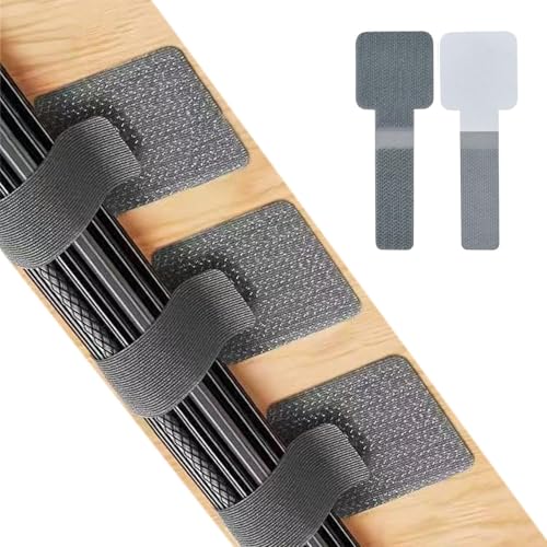 Cable Management Under Desk Cord Organizer Wire Computer Hider Clips Table Tray Straps Electrical Holder Escritorio in Wall (Gray 30PCS)
