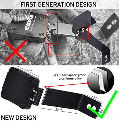 Smartphone Camera Bow Phone Mount for Use with iPhone,Samsung,gopro, and More, ⅡUpgrade