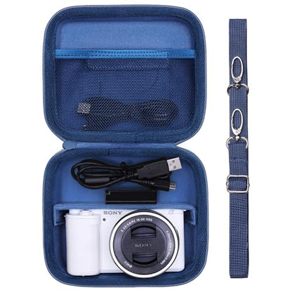 XANAD Hard Case for Sony a6400/a6700/a6100/a6000/a5000/a5100/ZV-E10/ZVE10 II or Fujifilm X100VI / X100V Digital Camera (Blue) - color: Blue