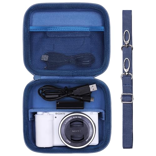 XANAD Hard Case for Sony a6400/a6700/a6100/a6000/a5000/a5100/ZV-E10/ZVE10 II or Fujifilm X100VI / X100V Digital Camera (Blue) - color: Blue