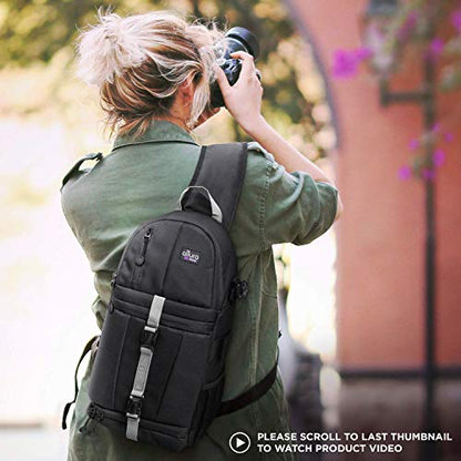 Altura Photo Camera Sling Bag DSLR - Camera Backpack for Canon, Nikon, Sony & GoPro Bag - Crossbody Camera Bag for Photographers - Camera Accessories