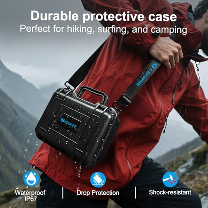 Lekufee Waterproof Carrying Case for Insta360 X5, Insta360 X4 Air, Insta360 X4, Insta360 X3 Camera and Other Accessories(Case Only)