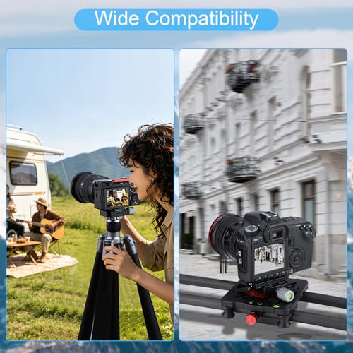 Leftfoto Quick Release Clamp with Arca Swiss clamp Style for Tripod Ballhead Universal Quick-Change seat, monopod Head, Tripod Quick Release Plate