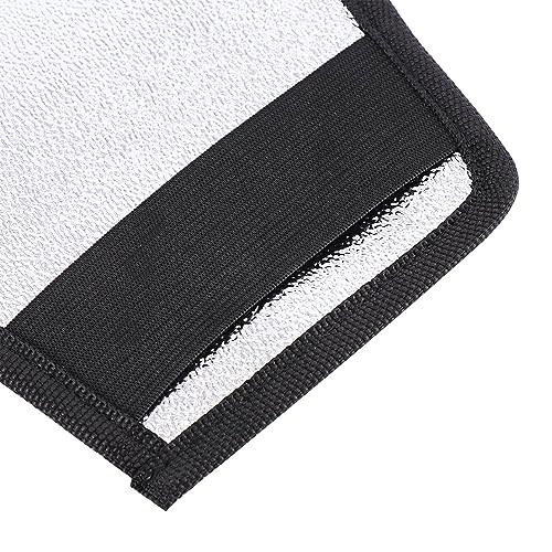 Leadigol 2PCS Flash Diffuser,Camera Flash Diffuser Double-Sided Flash Softbox Photo Light Reflector with Elastic Strap