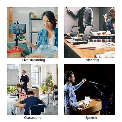 Musiin Microphone Holder 1-to-2 Mic Mount Bar with Standard Suitable Compatible with Most Microphone Stands Boom Arms - size: Double Clip