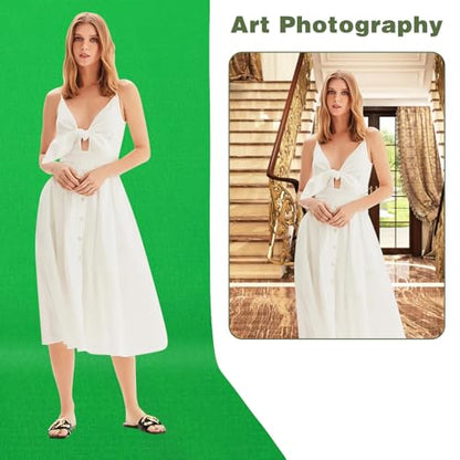 10X12ft Green Screen Backdrop for Photography | Chromakey Polyester Foldable Greenscreen Background,Green Screen Fabric for Streaming, Photography,Video Editing, Podcasting