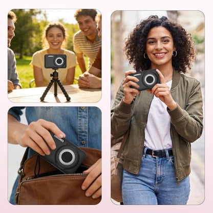 Case for KODAK PIXPRO FZ55 Case, Soft Silicone for KODAK PIXPRO FZ55 - Anti-Scratch Slim Fit Lightweight Protective - Black - color: Black