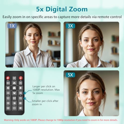 4K Webcam for PC, Ultra HD 4K 12MP Webcam with Dual Noise-Reducing Mics, PDAF Autofocus, Streaming Camera for PC, Mac, Laptop, 81° FOV, Ideal for High-end Business Meeting with Skype, Teams, Zoom - style: 4K Webcam with PDAF Fast Auto Focus
