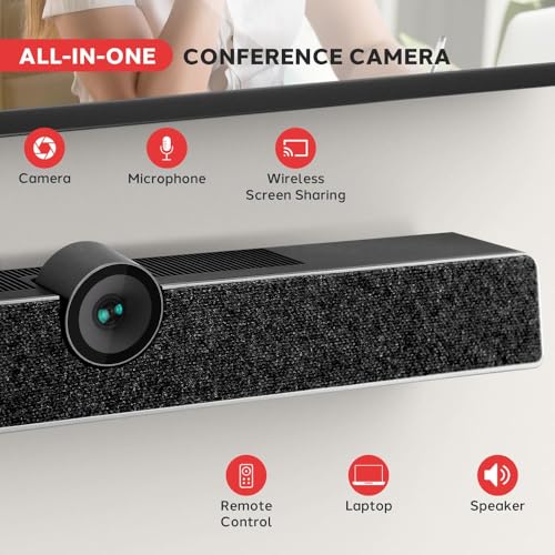 Pyle 1080P Full HD Webcam with Microphone – Plug & Play USB Web Camera with Privacy Cover & Rotatable Tripod for Desktop and Laptop, 120° View Streaming Camera, Ideal for Video Calls & Live Streaming - color: Grey