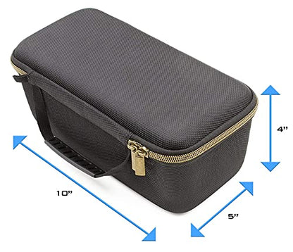 CASEMATIX Studio Case Compatible with Rode PodMic, Shure SM7B Microphone and Other Large Podcast Mics with XLR Recording Accessories - Includes Podcasting Mic Bag Only
