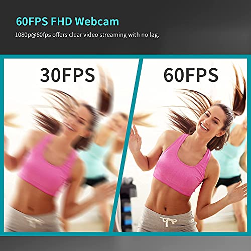 NexiGo N620E Webcam with Light, 1080P 60FPS AutoFocus, ePTZ 2X Digital Zoom, Plug and Play, [Software Included], FHD Streaming Web Camera, Dual Stereo Mics, for Zoom Skype Teams, PC Mac Laptop Desktop - style: Webcam with Light