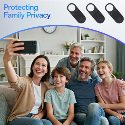 Camera Cover Slide for Tesla Model Y 3 X S Y L | 0.03in Ultra Thin Webcam Cover for Laptop, Computer, Tablet, Cell Phone Web Cam Sticker Blocker Protect Your Privacy, 3 Pack