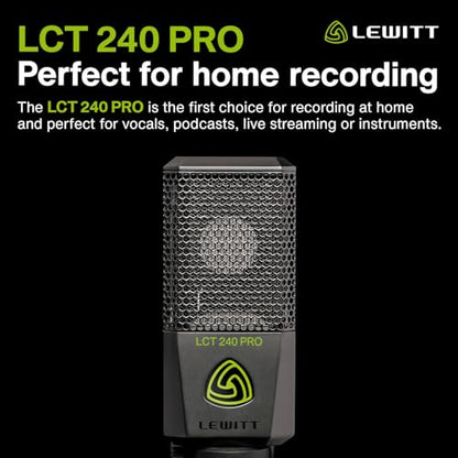 LEWITT LCT 240 Pro Large Diaphragm Condenser Mic - color: Black