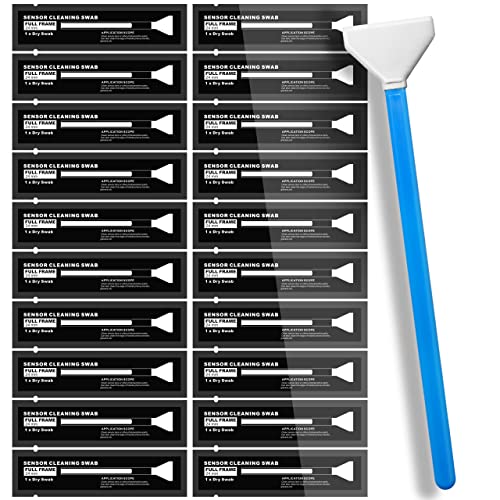 AAWipes Sensor Cleaning Swabs for Full Frame Sensor of DDR24 DSLR or SLR (20 Pack of 24mm Sensor Cleaning Swabs) (HCS-24) - size: Full Frame - 24mm