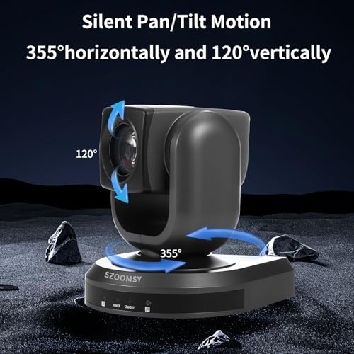 PTZ Camera with 20X Optical Zoom Full HD 1080P60fps HDMI Camera for Conference Rooms, Church Events, Streaming & Video Calls | Compatible with Zoom, Skype, OBS | Easy Setup - style: 20X 1080P HDMI/USB3.0
