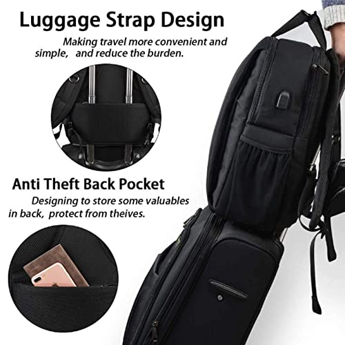 CADeN DSLR Camera Backpack Bag Waterproof Anti Theft with 15.6 inch Laptop Compartment, USB Charging Port, Tripod Holder, Rain Cover, Inner Case, Compatible for Sony Canon Nikon Olympus Black - color: L5 Generation 3 Black