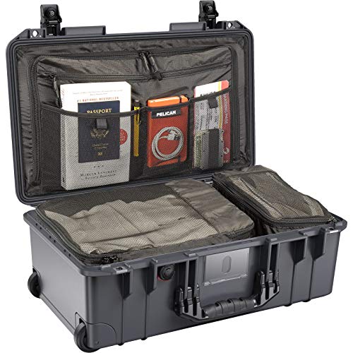 Pelican Air 1535 Travel Case - Carry On Luggage (Gray) - color: Gray, size: 1535 Travel Case