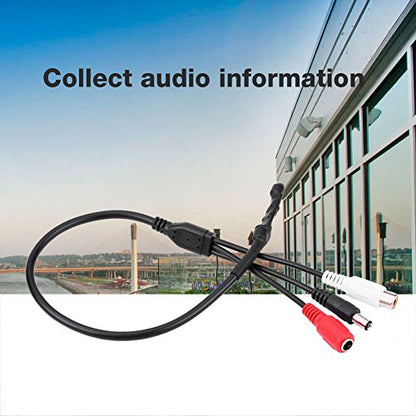 Low Noise Mini Microphone High Sensitive Pickup Audio Mic for CCTV Security Camera DVR Sound