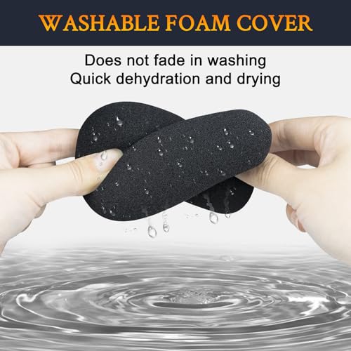 SOULWIT Pop Filter for Electro-Voice RE20/RE27/RE320, Protective Mic Cover Windscreen Foam - Black