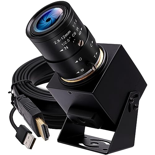 1080P HDMI Camera 4K USB Webcam for Live Streaming 30FPS 4X Optical Zoom Lens USB HDMI Simultaneous Output Video Camera Close-up PC Camers Plug and Play for Linux Raspberry Pi Jetson Nano - size: 2.8-12mm 4X Zoom Lens