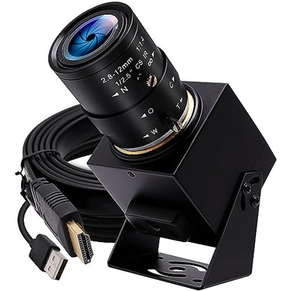 1080P HDMI Camera 4K USB Webcam for Live Streaming 30FPS 4X Optical Zoom Lens USB HDMI Simultaneous Output Video Camera Close-up PC Camers Plug and Play for Linux Raspberry Pi Jetson Nano - size: 2.8-12mm 4X Zoom Lens