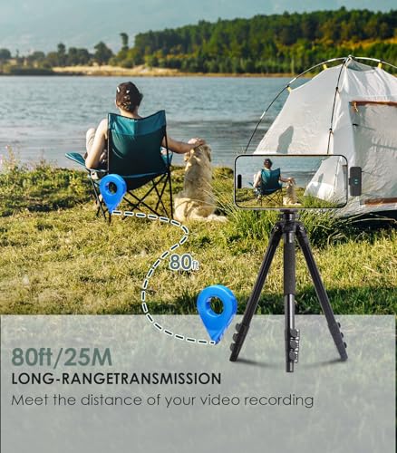 Wireless Lavalier Lapel Microphone for iPhone iPad: 1 Clip on Microphones for Phone Video Recording (1 Pcs Black Mic)