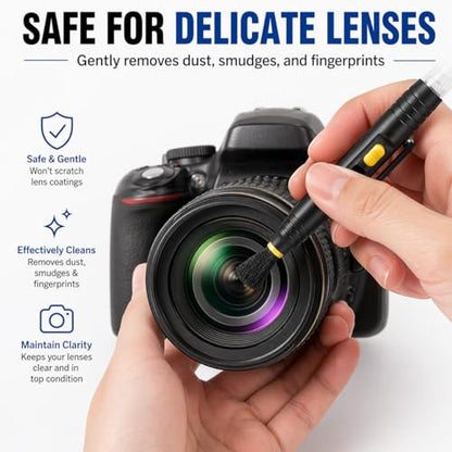 3 Pack Camera Lens Cleaning Pen Kit – Lens Brush Cleaner for DSLR, Phone, Glasses, Screen Cleaning Tool - size: Pen Kit
