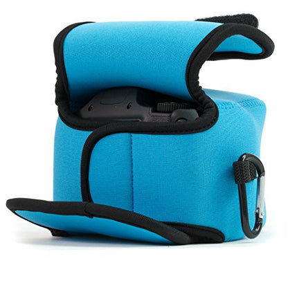 MegaGear MG506 Ultra Light Neoprene Camera Case compatible with Canon PowerShot SX420 IS, SX540 HS, SX410 IS, SX530 HS - Blue - color: Blue