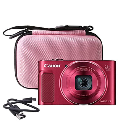 Hard Carrying Case Compatible with Canon PowerShot SX720 SX620 SX730 SX740 G7X/G7X Mark III/G7X Mark II Digital Camera (Storage case, Pink) - color: Storage case, Pink