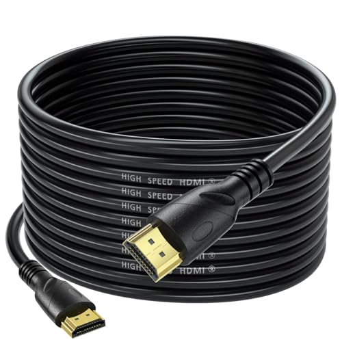 4K HDMI Cable 35ft Ultra High Speed HDMI 2.0 Cord 4K@60Hz 18gbps, Gold Plated Connector,Ethernet Audio Video Return,Compatible for 1080p 3D HDTV PC Xbox Arc Laptop PS3/4/5/9 etc - size: 35FT