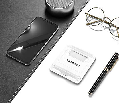 MoKo 2PCS Phone/Tablet Stand, Desktop Holder for 4-11" Device, Fit with iPhone 17/17 Air/17 Pro/17 Pro Max, iPhone 16/Pro/Pro Max/Plus, iPhone 15/Pro/Pro Max/Plus, iPhone 14/Pro/Pro Max/Plus - color: White + Blue