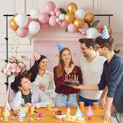 Photo Backdrop Stand, 10x9ft(WxH) Adjustable Photography Backdrop Stand, Aluminum Alloy Studio Photo Background Stand Support System for Party, Wedding, Photography, Advertising Display - size: 10x9ft(WxH)
