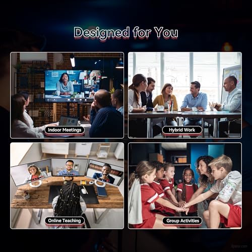 TONGVEO PTZ Camera 4K UHD AI Auto Tracking 3X Optical Zoom HDMI/USB3.0 Video Conference Camera for Church Worship Live Streaming Meeting Online Learn with Zoom YouTube OBS and More - color: Abyss