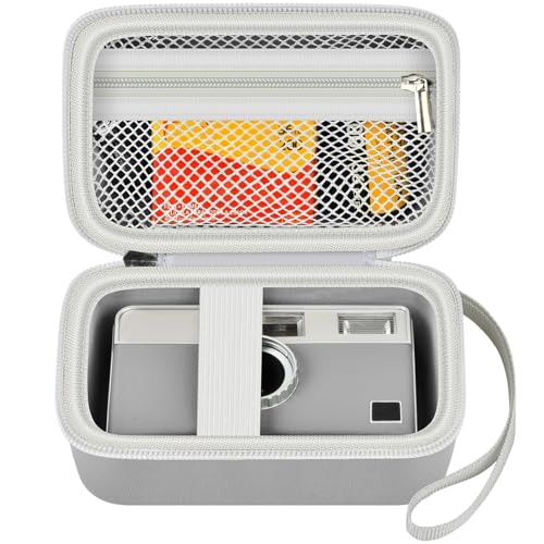 Digital Camera Case Compatible with KODAK EKTAR H35 H35N Half Frame Film Camera, Storage Holder Organizer for Kodak Ultra F9 M35 M38 Paper Shoot kamera, 35mm Film Rolls (Box Only) -Grey - color: Grey,L, size: L