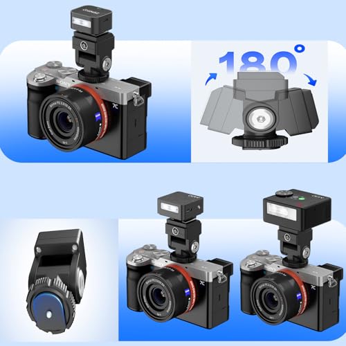 PIXEL Standard Hot Shoe Adapter with Extra PC sync Connection Port & 3.5mm Mini Phone Connection Port for Connecting Cameras to Additional Off-Camera Flash,Studio Light,Strobes or Other Accessories