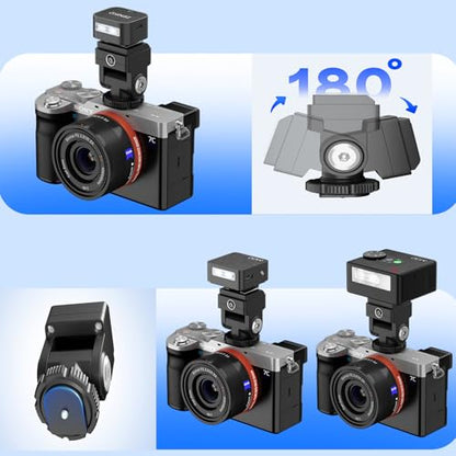 PIXEL Standard Hot Shoe Adapter with Extra PC sync Connection Port & 3.5mm Mini Phone Connection Port for Connecting Cameras to Additional Off-Camera Flash,Studio Light,Strobes or Other Accessories