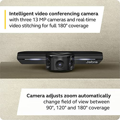 Jabra PanaCast Meet Anywhere Video Conference Bundle – Conference Room Camera with 180° Panoramic-4K View Speak 750 Conference Speakerphone, MS Teams Certified, Works with Zoom, Google Meet - size: PanaCast + Speak 750 MS