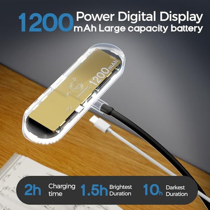 Video Conference Lighting,Rechargeable LED Streaming Light, 360° Rotatable Zoom Lighting for Computer,Eye Caring Webcam Laptop Ring Light for Video Calls/Zoom Meetings/Video Recording