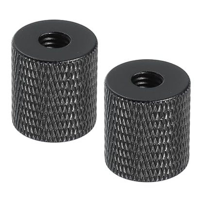 PATIKIL Tripod Screw Adapter 1/4" Female to M6 Male, 2 Pcs Tripod Nut Connectors Camera Mount Screw Camera Double Head Converter for Microphone Holder Magic Arms Accessories, 18 mm - size: 1/4" Female to M6 Male,18 mm