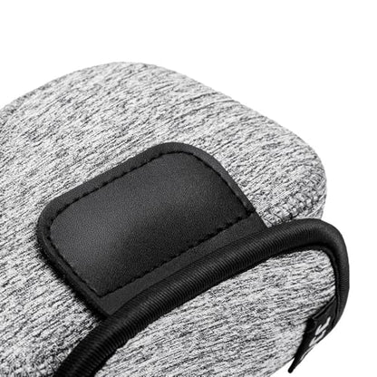 KIWIFOTOS Neoprene Camera Sleeve for Leica D-LUX 8 Sony ZV-E10 II A6400 | 6mm thick Neoprene Pouch for fits Camera≤4.7x2.9x3.4in. Anti Scratch. Touch-fastening flap. without strap - color: Neoprene Camera Case Gray