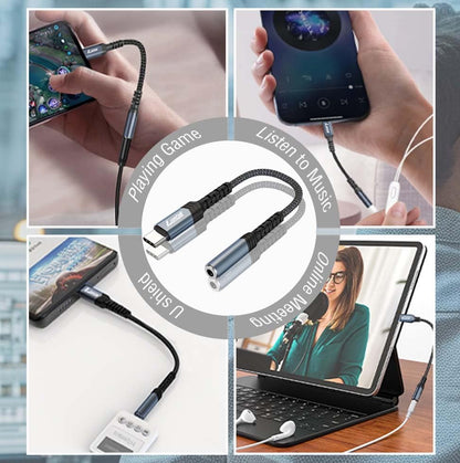 USB C to 3.5mm Headphone Jack Adapter,USB C to Aux Audio Dongle Cable Cord Compatible with iPhone16/15 Plus/Pro/Pro Max,Samsung Galaxy S25/S24/S23/S22/S21/note10/20 Ultra,iPad Pro/Mini,MacBook - style: 1 Pack Adapter